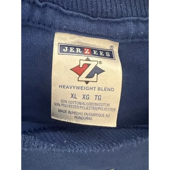 Jerzees Men's XL Blue Trojans TD Club 2007 Football Graphic Print T-Shirt - Picture 3 of 4